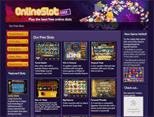 Tablet Screenshot of onlineslot.com